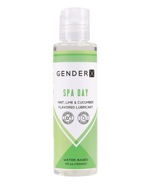 Día de spa con lubricante con sabor Gender X